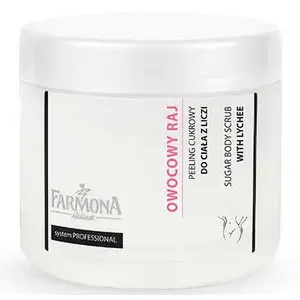 Body Sugar Scrub Farmona 600 g - gentle exfoliating scrub for skin smoothing