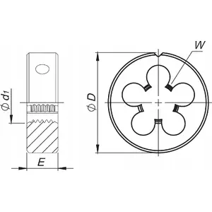 Метчик FANAR NARZYNKA UNF 1-12 DIN-22568 HSS 800 (2A)