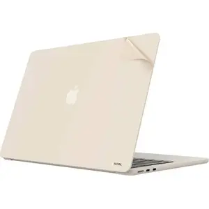 Protective 2-in-1 MacGuard Skin Set for MacBook Air 13" M2 by Jcpal – hard shell and keyboard film