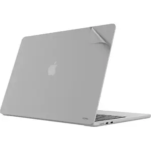 Protective 2-in-1 MacGuard Skin Set for MacBook Air 13" M2 by Jcpal — Silver