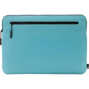Laptop sleeve Incase Compact Sleeve with Flight Nylon for MacBook Pro 14" — Blue Lagoon, zip tag