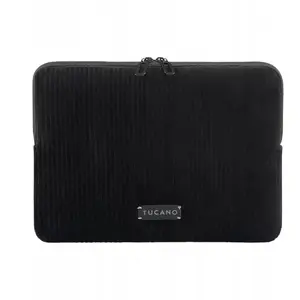 Чехол TUCANO Velluto 2 для MacBook Air 13"/Pro 13"/Ноутбука 12" (2018–2025, M1–M4) — чёрный