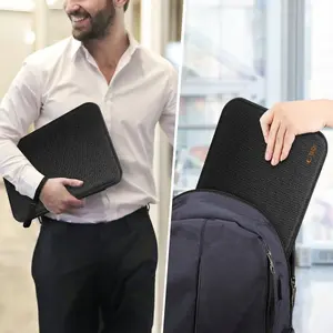 Чехол для ноутбука Tech-Protect HARDPOUCH 13–14" черный/оранжевый