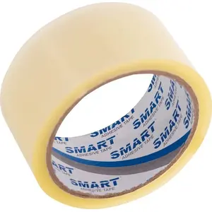 Līmējošā lenta PACK Solvent caurspīdīga 48 mm x 66 m, šķīdinātāja bāzes iepakojuma lenta