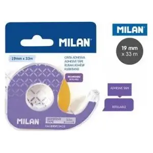 Līmējoša lenta ar dozatoru Milan modelis 392991 — rokas ruļļa blistera iepakojumā