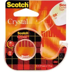 Līmlente 3M Scotch Crystal Clear 19 x 7,5 mm (13K010A) ruļļa