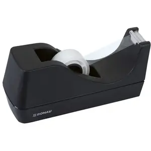 Lentes turētājs Donau modelis 7886001PL-01, melns, galda lentes griezējs priekš standarta līmlentes