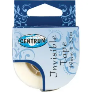 Biroja līmlente Centrum 19 mm x 33 m, matēta 50 µm, blistera iepakojumā
