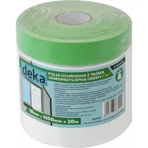 Aizsargplēve dārzam Deka FOLIA OCHRONNA Z TAŚMĄ zaļa 110 cm x 20 m