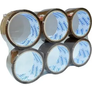 Iepakojuma līmlente SCHEMAT 48 mm x 45,5 m brūna, iepakojumā 6 ruļļi