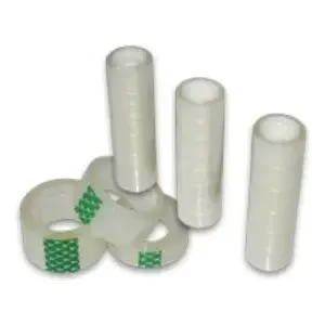 Biroja līmlente Polsirhurt 24 mm x 10 m, caurspīdīga, iepakojumā 6 gab.