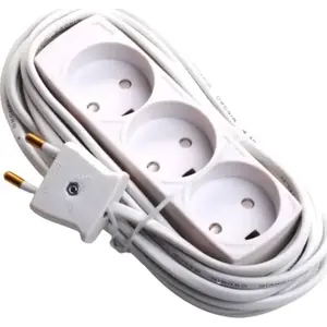 Power cable Mercodan Plast Power Strip 3-way C – mains lead for 3-socket power strip