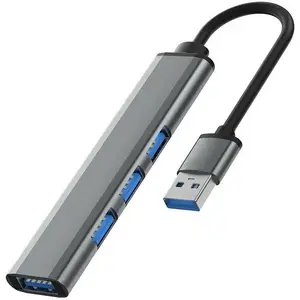 USB-разветвитель BLOW модель 461 — 4 порта USB-A (зелёные порты)