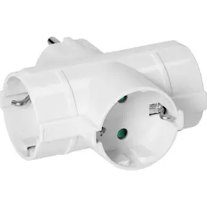 Power splitter ORNO OR-AE-13184(GS) 3x Schuko 2P+Z white