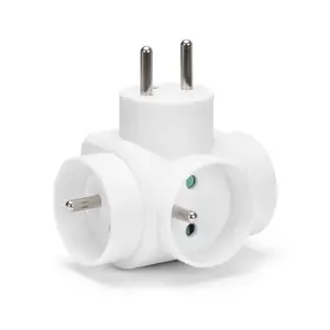 Power extension MONTIS MT028 R-31 triple outlet with grounding, 3 AC sockets, 230 V 50 Hz, white