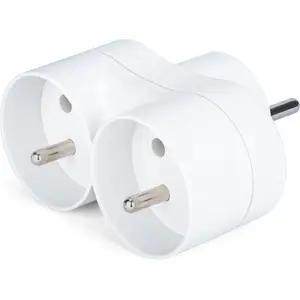 Dubultais sadalītājs barošanai MONTIS R-270 MT059 ar zemējumu