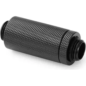 Alphacool ES D-Plug 41–69 mm G1/4 AG to G1/4 AG Deep Black (17650) - adjustable drain plug for liquid cooling