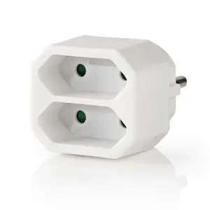 Power extension Nedis PSSPL200C1WT — 2 AC outlets, indoor, 230V, 2.5A, 1700W, white
