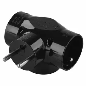 Power plug adapter EMOS P0030 — 250 V AC input, 10 A, Black