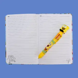 Writing notebook A5 Thumbs Up SpongeBob, Hardcover, 80 lined sheets, Light Blue/Multicolour