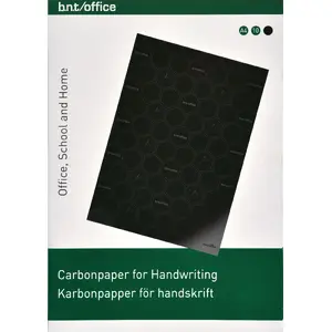 Калька карбоновая A4 Bnt Office 10 упаковок, чёрная (MPN 255600)