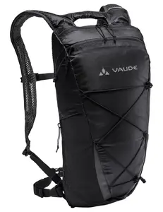 Ceļojumu mugursoma VAUDE Uphill 8 — 8 l, melna, 460×250×150 mm, elastāns/poliamīds/poliurētāns/silikons