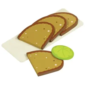 Lelles pārtika Goki Sliced bread — 4 šķēles un 1 salātu lapa, 130 g, no 3 gadiem