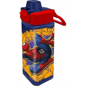 Kids Euroswan kids' square water bottle 500 ml PP Spiderman