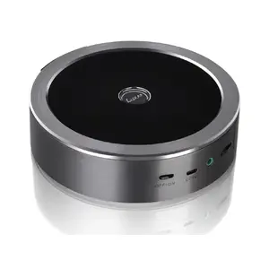 Портативная колонка THERMALTAKE AD-SPK-PCGRSI-00 серебристая, 6 Вт, Bluetooth 2.1+EDR, проводная и беспроводная, алюминий/пластик