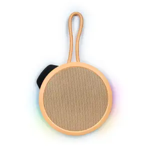 Моно портативная колонка BIGBEN PARTYBTIPNANOOP — 15 Вт RMS, Bluetooth, 80–20 кГц, персиковый, многоцветная подсветка
