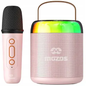 Portable speaker Mozos MK, pink – wireless compact speaker (MK-PINK)