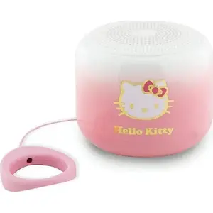Portable Bluetooth 5.0 speaker Sourcing Hello Kitty HKWSBT6GKEP — pink electroplate gradient