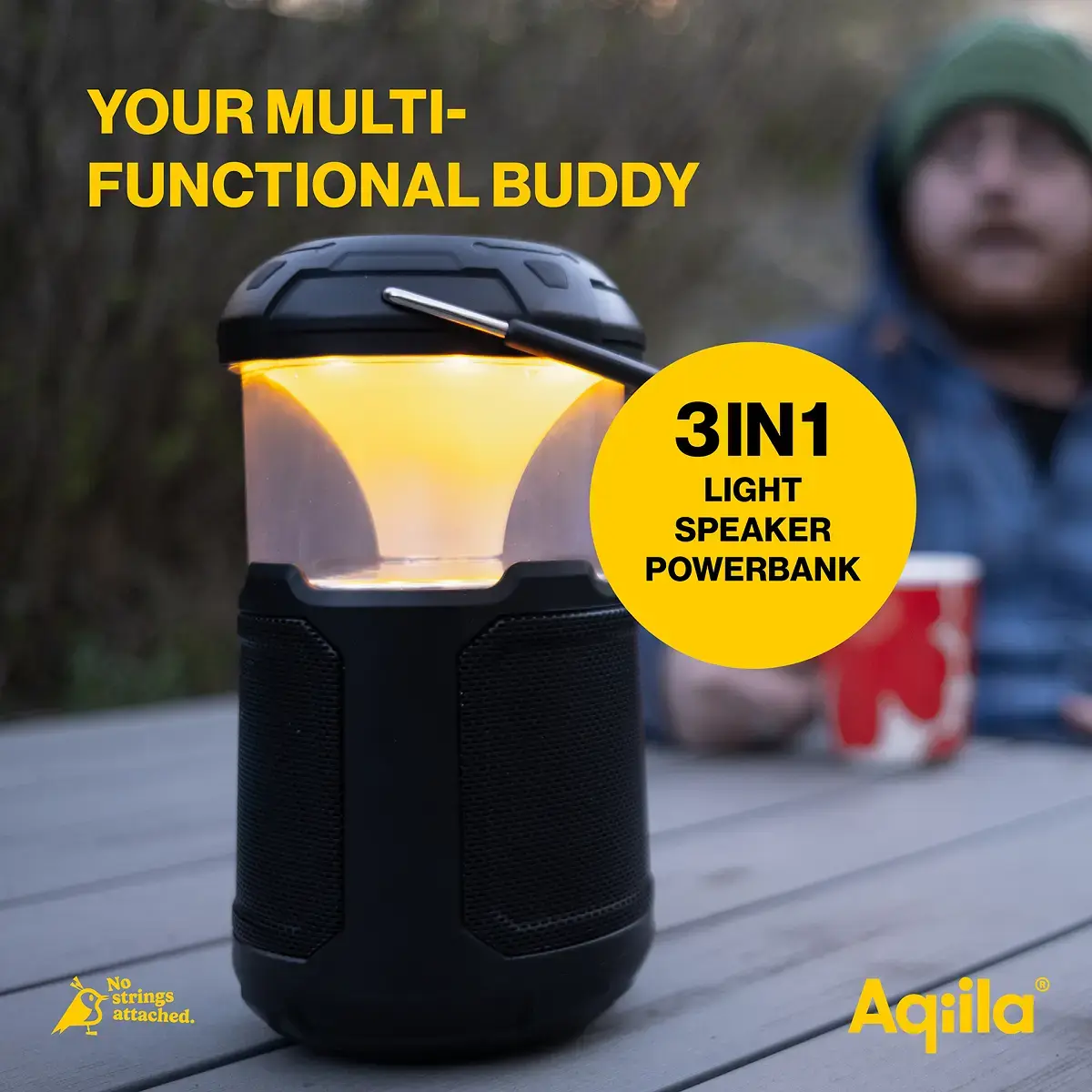 JJ Computer Aqiila Soundbird B10 портативная колонка‑фонарь Photo 3