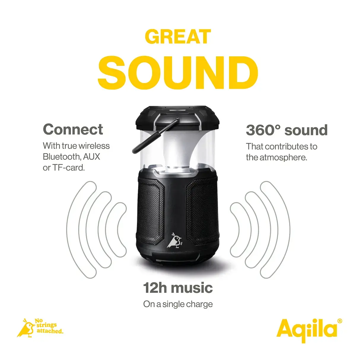 JJ Computer Aqiila Soundbird B10 портативная колонка‑фонарь Photo 4