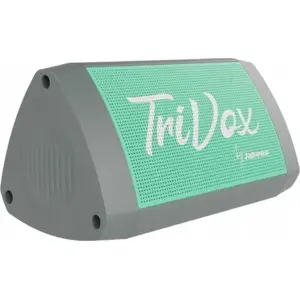 Pārnēsājams Bluetooth skaļrunis Jabees Trivox 7W, IP66 ūdensizturīgs, AUX, FM, microSD — pelēki zaļš