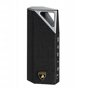 Portatīvs Bluetooth skaļrunis Bugani Brief Lamborghini co-branded — melns un sudrabains