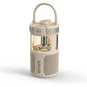 Pārnēsājams Bluetooth skaļrunis MEE audio LightSPKR — kempinga lampa, powerbank, Desert Sand