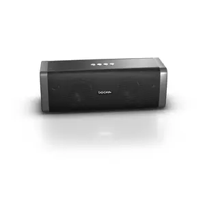 Portatīvais stereo skaļrunis Diverse DOCKIN D Fine — 2.0, 50 W RMS, vadu un bezvadu, Micro‑USB/USB‑A, melns