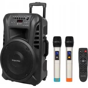 Портативная колонка kruger & matz KM1712 — чёрная, компактная Bluetooth-колонка