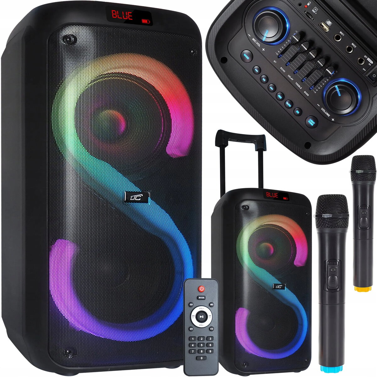 Pārnēsājamais Bluetooth skaļrunis LTC LXPA8810 ar