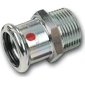 Savienojuma uzgrieznis SANHA pārejas C-Steel d108x4 GZ SANHA