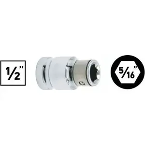Adapter for bits 1/2" to 5/16" Jonnesway S44H4208A