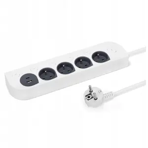 Удлинитель MONTIS MT143 — 4 розетки, USB-A и USB-C порты