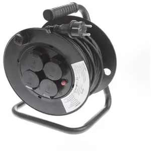 Pagarinātāja rullis Cometic XP03-D, vads 3×1,0 mm², 25 m, 4 kontaktu