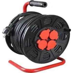 Rullīša pagarinātājs PRZEDŁUŻACZ ELEKTR.BĘBNOWY RR PS-BT G IP44 3×2.5mm² 25m