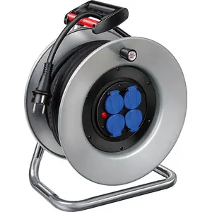 Катушка удлинителя Brennenstuhl Garant S4 IP44 4×230В чёрная 25 м