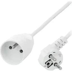 Удлинитель Plastrol PS-171 1,5 м с одним гнездом 2P+Z 10A, белый