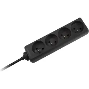 Сетевой фильтр KEMOT URZ3060-1,5 — 4 розетки, кабель 1,5 м, черный