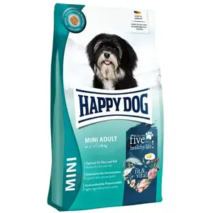 Корм для собак happy dog fit & vital Mini Adult — 10 кг, вкусы: яйцо, рыба, ягнёнок, птица, лосось