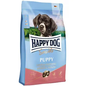 Корм для собак Happy Dog Sensible Puppy сухой корм для щенков 1–6 мес лосось и картофель 1 кг